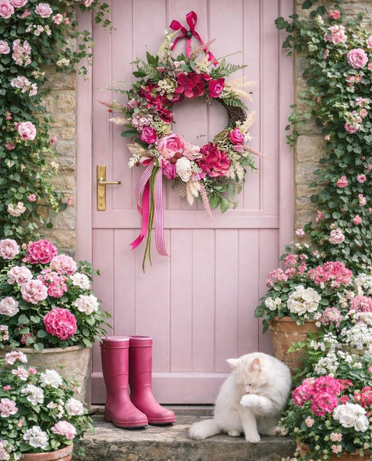 Lots of pretty wreaths coming soon!