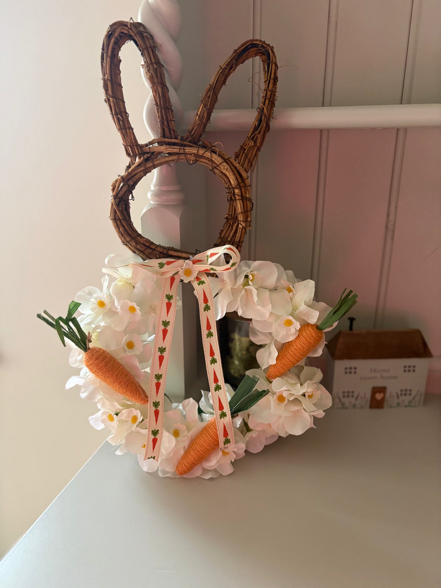 The Carrot Patch Easter Bunny Wreath